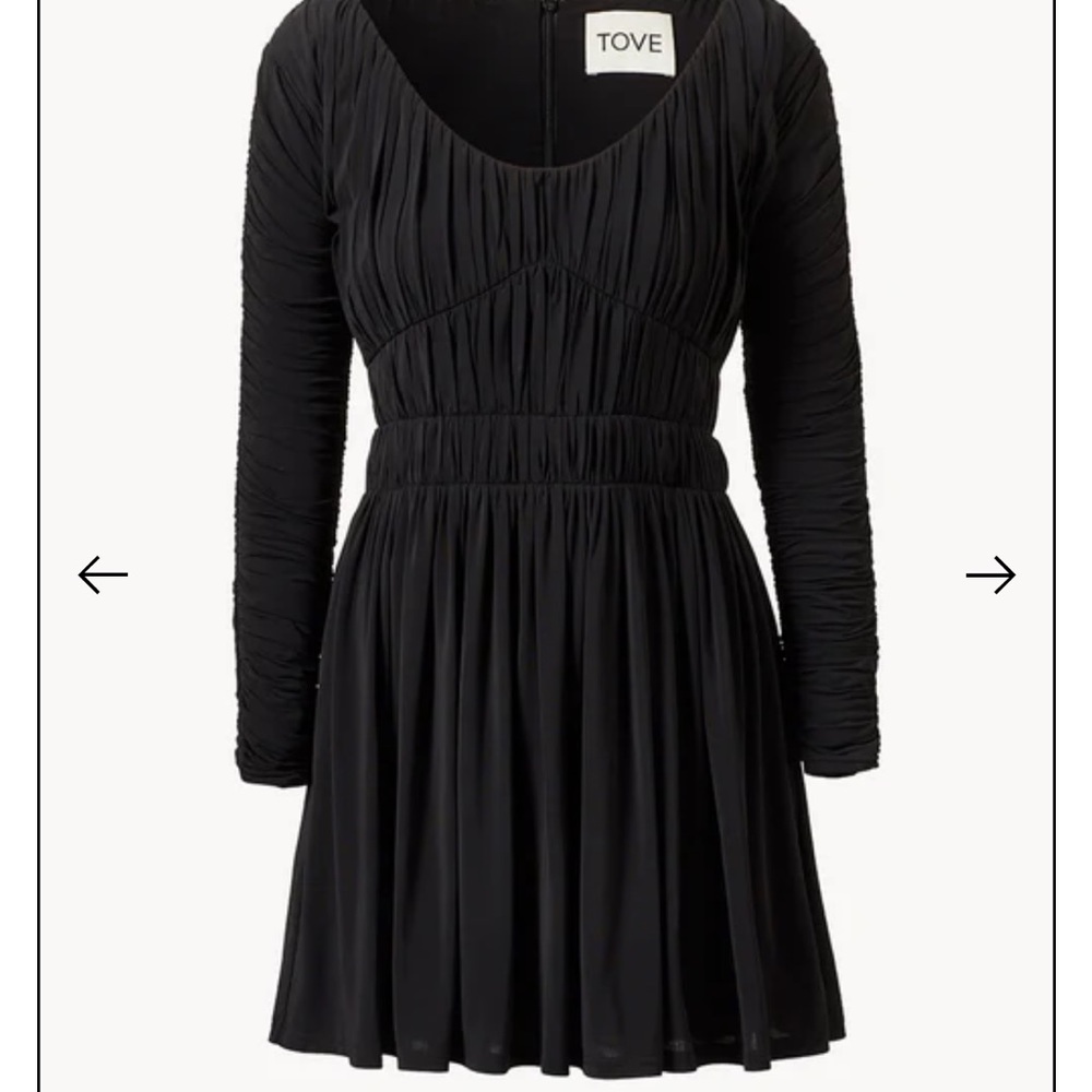 Tove Studio Black Romy Minidress size S - with tags - never worn !!
